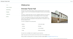 Desktop Screenshot of ilminsterparishhall.org